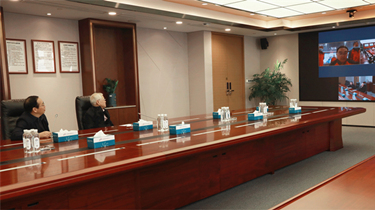 省国贸集团党委书记、董事长楼晶视频连线督战绍兴上虞防疫物资包管事情